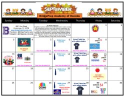 Our September Calendar! 